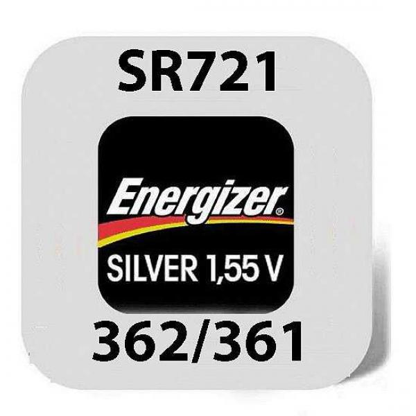Energizer Uhrenbatterie 362 AgO 1,55V - SR721SW 500-er Pack Bulk